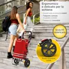 Carrello della spesa pieghevole ELONEO, carrello della Anteprima dell’immagine prodotto 6
