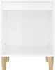 vidaXL Nachttisch Hochglanz-Weiß 40x35x50 cm Holzwerkstoff Produktbild-Vorschau 5