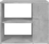 vidaXL Tavolino grigio cemento 60x30x50 cm materiale a base Anteprima dell’immagine prodotto 4