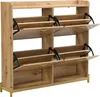 okwish Moderner Schuhschrank mit Klapptüren,Holzoptik mit Produktbild-Vorschau 9