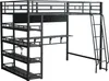 MODFU Lit Mezzanine Double 140x200 cm - Avec Nombreux Voir les images du produit 8