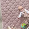 Sanosoft® Krabbeldecke Rutsch- & wasserfest Rosa 120x120cm Produktbild-Vorschau 1