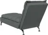 Chaiselongue mit Kissen Dunkelgrau Stoff Produktbild-Vorschau 6