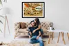 Bild - Bilderrahmen - 100 cm x 70 cm - MDF - Rahmen - Foto Produktbild-Vorschau 3