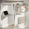 HOMCOM Wandklapptisch Klapptisch Platzsparender Produktbild-Vorschau 4