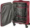 An open red suitcase on a white background. Produktbild-Vorschau