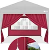 tillvex® 2X boční stěna červená pro pavilon 3x3m & 3x6m | Náhled obrázku produktu 1