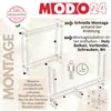 MODO24 Kaminholzregal, Holzunterstand, Brennholzregal, Produktbild-Vorschau 4