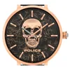 Close-up of a watch face with a skull design. Produktbild-Vorschau