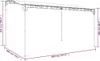vidaXL Markise Taupe 4x3 m 180 g/m² Stoff und Stahl Produktbild-Vorschau 8