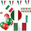 Italien Party Deko Set 74 tlg. Partyset Partydeko rot grün Produktbild-Vorschau 1