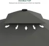 Outsunny Parasol 243x243cm Parasol de balcon avec Voir les images du produit 6