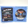 An open PlayStation 5 game case showing the game disc and an insert with promotional information. Produktbild-Vorschau