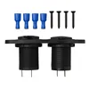 Doppel Einbau Steckdose 2x2100mA Einbausteckdose DIN + USB Produktbild-Vorschau 4