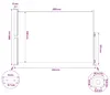 Vidaxl Garden Bildschirm Erweiterbar 200x300 cm Schwarz Voir les images du produit 8