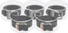 Five belt organizers are displayed in a clear acrylic holder. Podgląd zdjęcia produktu
