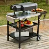 Royal Gourmet Outdoor Grilltisch, 3-Etagen Servierwagen mit Produktbild-Vorschau 9
