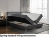 MEBLINI Boxspringbett mit Bettkasten - Gepolstert Produktbild-Vorschau 4