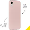 Accezz Liquid Silikoncase iPhone Xr - Rosa Produktbild-Vorschau 2