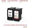 Two ink cartridges are shown in the center of the image, with text above and below them. Produktbild-Vorschau