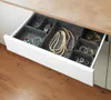 WENKO Set di organizer per cassetti in feltro nero per Anteprima dell’immagine prodotto 7