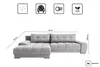 Kaiser Möbel Ecksofa mit schlaffunktion und bettkasten, Produktbild-Vorschau 3