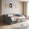 INONEFT Schlafsofa 90/180x 200cm, Tagesbett Ausziehbar mit Produktbild-Vorschau 1
