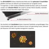 Marketing image with text and diagrams explaining features of an induction cooktop. Produktbild-Vorschau