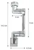 1080° Drehbarer Wasserhahn-Aufsatz aus Metall: Für Bad & Produktbild-Vorschau 10