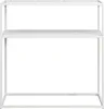 Konsolentisch 'Kuhmo' mit Glastischplatte 80 x 80 x 30 cm Produktbild-Vorschau 5