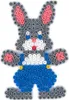 Nažehlovací korálky Hama® Midi - Pegboard bunny white Náhled obrázku produktu 5