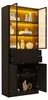 Mobiletto espositivo con illuminazione a LED e 2 cassetti, Anteprima dell’immagine prodotto 10