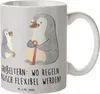 Mr. & Mrs. Panda Tasse Großeltern Magie - Grau Pastell - Produktbild-Vorschau 1