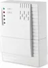 A white electronic device with LED indicators and ventilation slots. Voir les images du produit