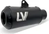 LeoVince LV-10 Czarny wsuwany układ wydechowy zatwierdzony Podgląd zdjęcia produktu 4