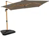 Parasol Pisogne 300x300 combi - Wood - with Parasol tiles Produktbild-Vorschau 1