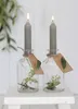 Stabkerze 7er Set, Rustikale Tafelkerze, 11 x 2cm GRAU Produktbild-Vorschau 3