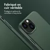 Accezz MagSafe Leather Backcover pour l'Apple iPhone 13 - Voir les images du produit 3