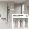 HOROW Regendusche Set mit Thermostatarmatur, Grau Duschset Produktbild-Vorschau 3