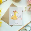 Mr. & Mrs. Panda babykarte Autorin Herz - Grau Pastell - Produktbild-Vorschau 2