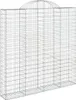 BEI CLORIS Gabionen mit Hochbogen 7 Stk. 200x30x200/220cm Produktbild-Vorschau 4