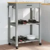 Kuchynský vozík MONZA 60x40x90 cm z masívneho borovicového Náhľad obrázku produktu 2