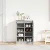 vidaXL Botník betonový šedý 57x34x76 cm materiál na bázi Náhled obrázku produktu 3