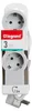 Legrand 694549, 1,5 m, Drinnen, Gerade, Grau, Weiß, 3 Produktbild-Vorschau 4