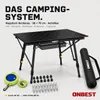 ONBEST Klapptisch | Schwarz | mit Netztasche | Produktbild-Vorschau 2
