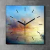 Coloray Uhr auf Leinwand 30x30 cm Wand Uhr Dekoration Produktbild-Vorschau 2