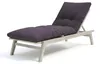 Cuscino per lettino prendisole 185 x55 cm Grigio carbone Anteprima dell’immagine prodotto 6