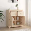 vidaXL Příborník 70x35x80 cm borovice masiv Náhled obrázku produktu 3