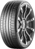 A close-up studio shot of a Continental SportContact 6 tire mounted on a silver and black alloy wheel. Náhľad obrázku produktu
