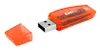 An orange USB flash drive with its cap off, shown against a white background. Náhled obrázku produktu
